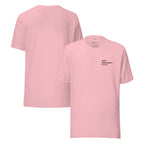 T-shirt rose « une taureau ? for sure. », face et dos