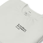 T-shirt gris « le meilleur des papas ? for sure. », vue en biais