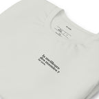 T-shirt gris « la meilleure des mamies ? for sure. », vue en biais