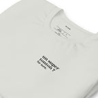 T-shirt gris « un super tonton ? for sure. », vue en biais
