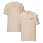 T-shirt beige « un tonton en or ? for sure. », face et dos