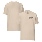 T-shirt beige « la reine du jardin ? for sure. », face et dos