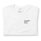 T-shirt blanc « un super papi ? for sure. », plié