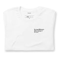 T-shirt blanc « la meilleure des tatas ? for sure. », plié