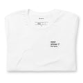 T-shirt blanc « une têtue ? for sure. », plié
