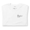 T-shirt blanc « un scorpion ? for sure. », plié