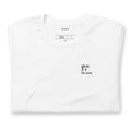 T-shirt blanc « gen Z ? for sure. », plié