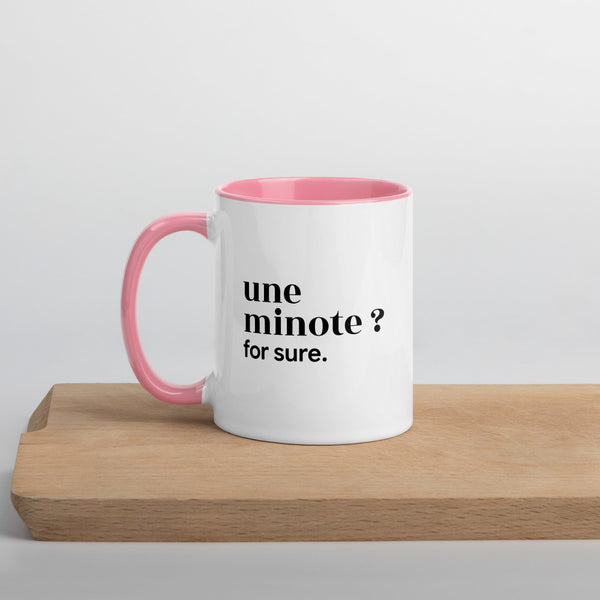 Mug « Une minote ? for sure. »